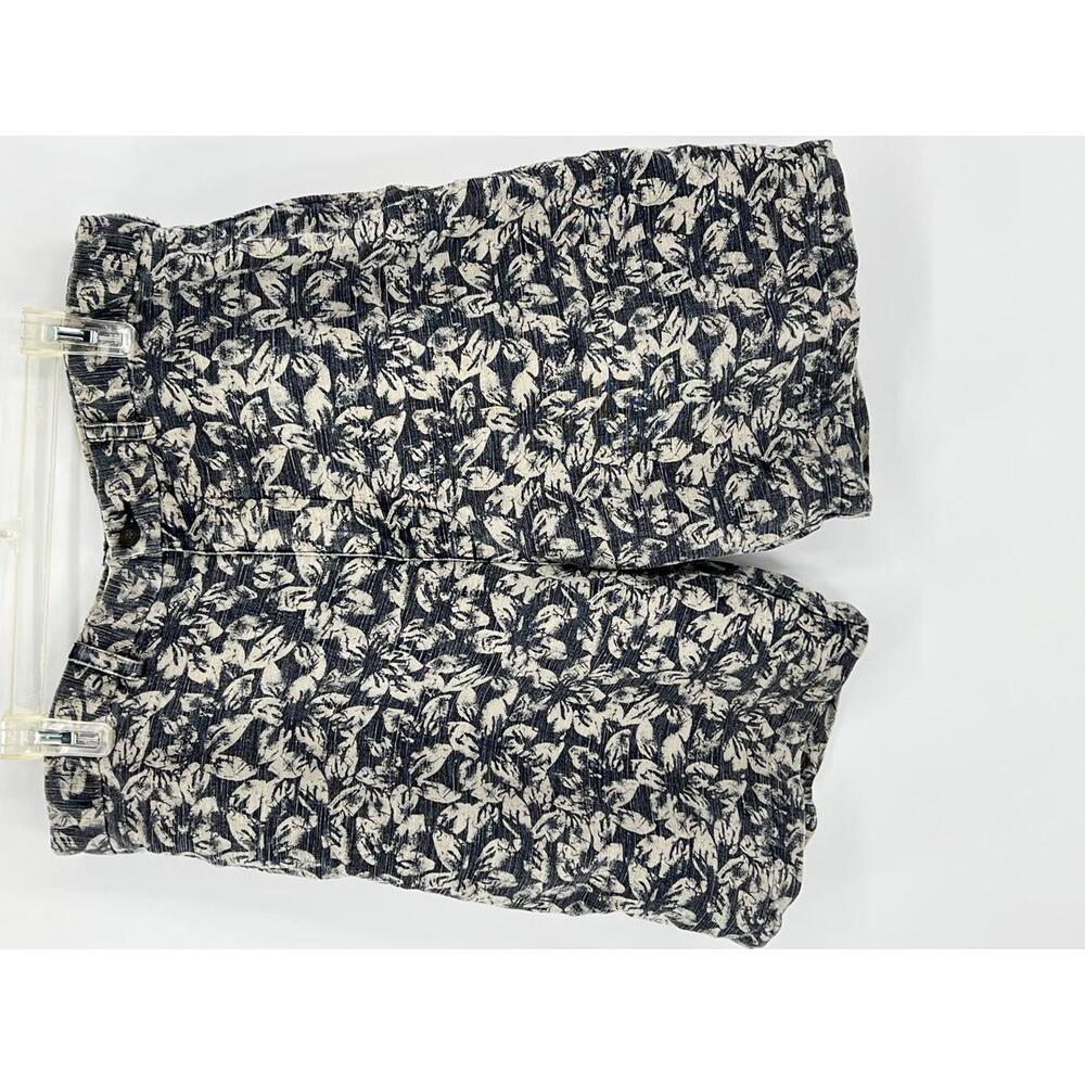 Crossings Floral Print Shorts, 40, Cotton Relaxed Fit Casual